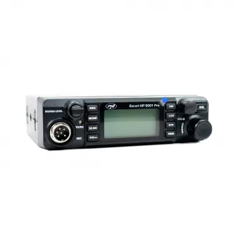 Kit Statie radio CB PNI ESCORT HP 9001 PRO ASQ reglabil, AM-FM, 12V, 4W + Antena CB PNI ML100, 26-30MHz,250W, 100cm, magnet 125mm inclus