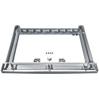 Kit suprapunere pentru uscator si masina de spalat Bosch WTZ2041X, Argintiu