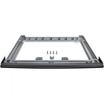 Kit suprapunere pentru uscator si masina de spalat Bosch WTZ2741C, Argintiu