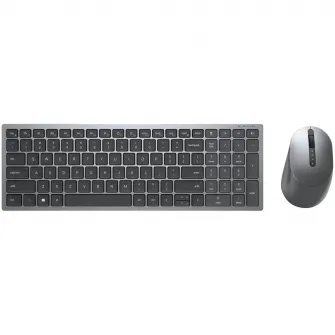 Комплект клавиатура + мышь Dell Multi-Device KM7120W, 2,4 ГГц и Bluetooth 5.0, макет США, международный