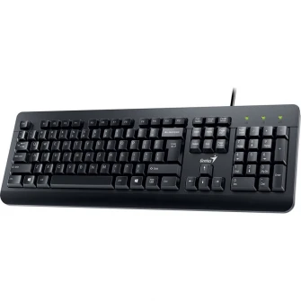 Kit tastatura + mouse Genius KM-160, cu fir, negru, USB