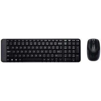 Беспроводная клавиатура + мышь Logitech MK220, черный