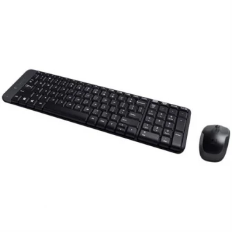 Беспроводная клавиатура + мышь Logitech MK220, черный