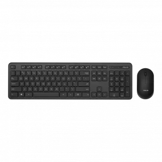 Kit wireless Tastatura si Mouse ASUS CW100, Negru