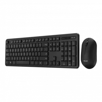 Kit wireless Tastatura si Mouse ASUS CW100, Negru