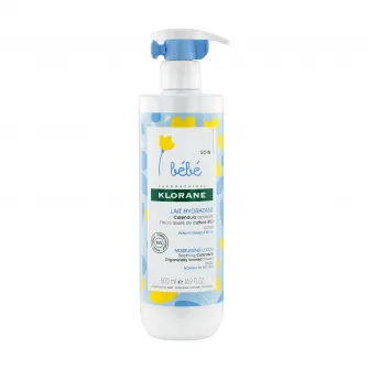 Klorane Bebe lapte hidratant, 500 ml