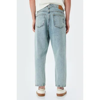 KOTON, Blugi conici cu talie medie, Albastru deschis, W28-L32