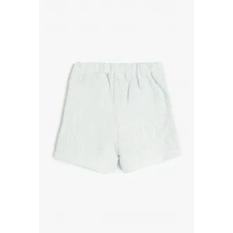 KOTON, Fusta-pantalon din tuid cu talie medie, Albastru glaciar, 86-92 CM