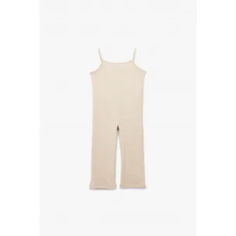 KOTON, Salopeta regular-fit cu bretele inguste, Maro nisip, 74-80 CM