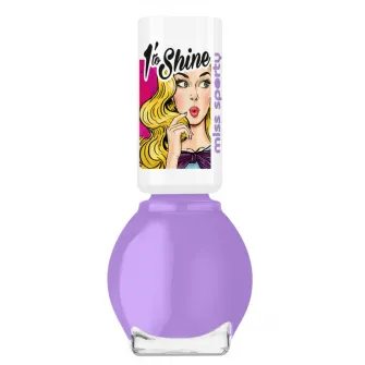 Lac de unghii Miss Sporty 1 Minute To Shine 310 Pop Lilac, 7 ml