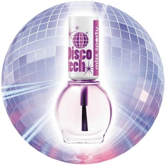 Lac de unghii Top Coat Miss Sporty Discotech Disco Lights, 7 ml