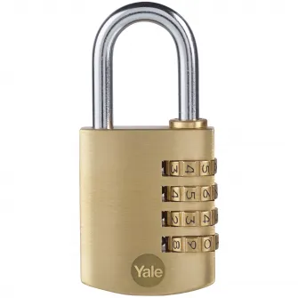 Lacat din alama cu cifru Yale Y150B/40/130/1, 40 mm, 27 mm inaltime veriga