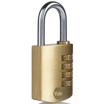 Lacat din alama cu cifru Yale Y150B/40/130/1, 40 mm, 27 mm inaltime veriga