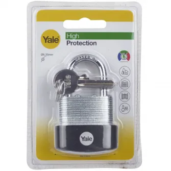 Lacat din otel laminat Yale Y125B/40/122/1, 40 mm, 25 mm inaltime veriga