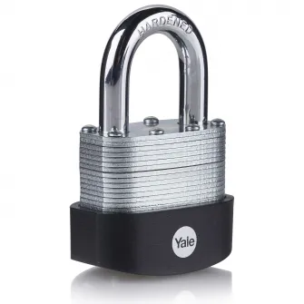 Lacat din otel laminat Yale Y125B/50/129/1, 50 mm, 9.5 mm diametru veriga