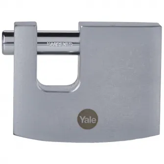 Lacat rectangular cu bolt din alama cu finisaj cromat Yale Y124B/70/115/1, 70 mm