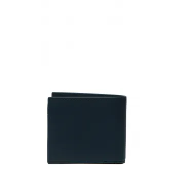 Lacoste, Portofel pliabil de piele, Bleumarin