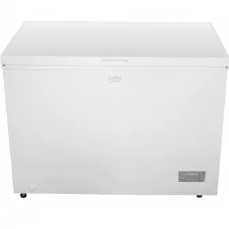 Lada Frigorifica Beko CF316EIWN, 308 l, Clasa E, Conditii extreme, Panou de control cu leduri, Alb