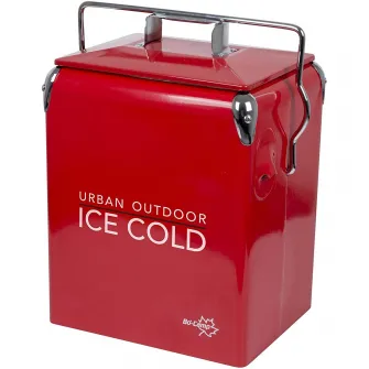 Lada frigorifica Bo-camp Retro Cooler Greenwich, Red, 17 Litri