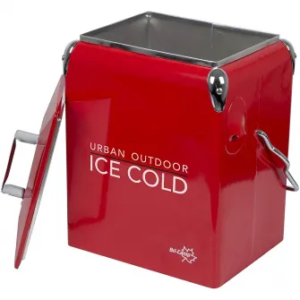 Lada frigorifica Bo-camp Retro Cooler Greenwich, Red, 17 Litri