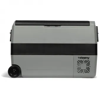 Lada frigorifica electrica Steamy-E Roller, Bluetooth+App, compresor, 12/24V, 110-240V, 44 litri, gri