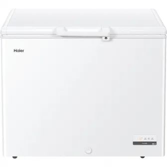 Lada frigorifica Haier HCE301E, 300 l, Clasa E, Control electronic, Lumina LED, Alb