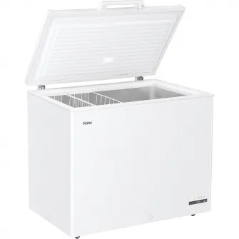 Lada frigorifica Haier HCE301E, 300 l, Clasa E, Control electronic, Lumina LED, Alb