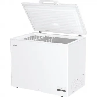 Lada frigorifica Haier HCE301E, 300 l, Clasa E, Control electronic, Lumina LED, Alb