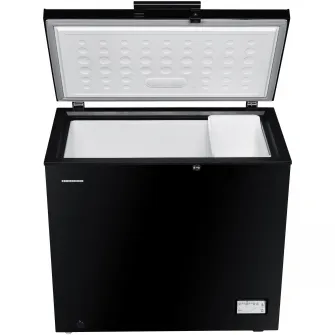 Lada frigorifica Heinner HCF-205NHBKE++, 198 l, Clasa E, Compresor inverter, Control electronic, Display waterproof, Negru
