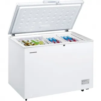 Lada frigorifica Heinner HCF-287CNHE++, 287 l, Clasa E, Compresor inverter, Control electronic, Iluminare LED, Functionalitate frigider, Alb
