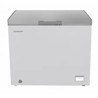 Lada frigorifica Heinner HCF-HM246CSE++, 246 l, Clasa E, Convertibila Frigider/Congelator, Control electronic, Argintiu