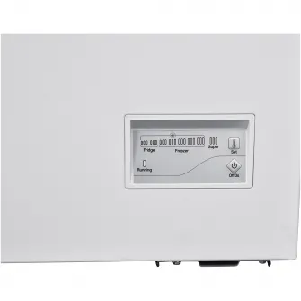 Lada frigorifica Heinner HCF-HM371CE++, 371 l, Clasa E, Control Electronic, Functie frigiderm Iluminare LED, Alb