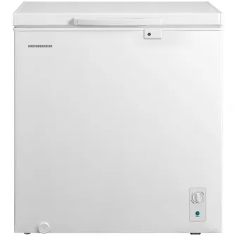 Lada frigorifica HEINNER HCF-M198INVCE++, 198L, Clasa E, Convertibila(Frigider/Congelator), Compresor inverter, Control mecanic, Termostat ajustabil, Luminare LED, 1 cos, Rezistenta la frig, Alb
