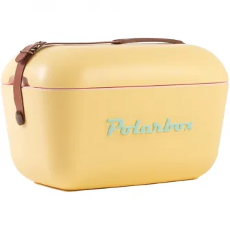 Lada frigorifica pasiva Polarbox Style Classic, 12 litri, Yellow