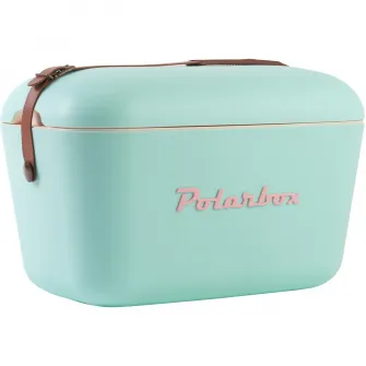 Lada frigorifica pasiva Polarbox Style Classic, 20 litri, Cyan