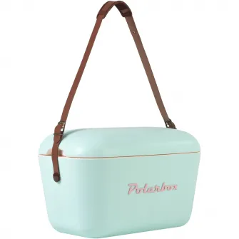 Lada frigorifica pasiva Polarbox Style Classic, 20 litri, Cyan