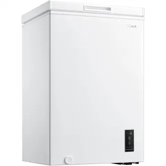 Lada frigorifica Tesla RH1500ME, 142 l, Clasa E, Functie frigider, Control electronic, Display LED, H 85 cm, Alb