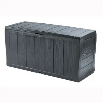 Lada multifunctionala de depozitare KETER SHERWOOD 270 L gri