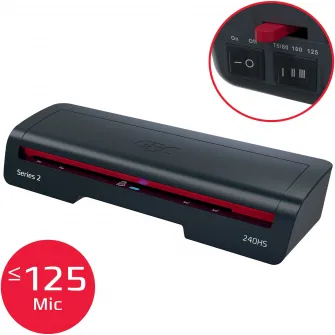 Laminator GBC 240HS Home Office, A3, kit folii laminare inclus, negru