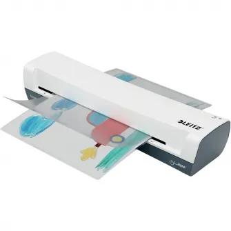 Laminator Leitz iLam Home A3, kit folii laminare inclus, alb
