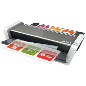 Laminator Leitz iLAM Touch 2, A3, kit folii laminare inclus, argintiu