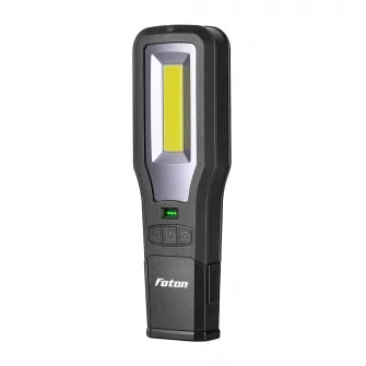 Lampa de lucru led pentru auto Foton 6655, lanterna spot 5W+ lampa lucru frontala 10W, statie incarcare inclusa, IP20, rotatie 360 grade, magneti puternici