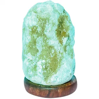 Lampa de sare minerala (veioza) LED RGB Rabalux Wasabi 3680, USB, 1W, IP20, 10.2x7.6cm, Portocaliu