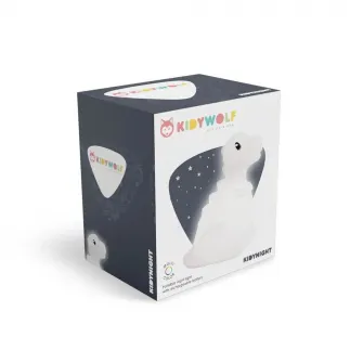 Lampa de veghe din silicon pentru copii Kidynight, Dino