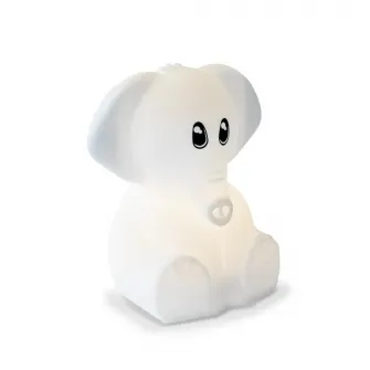 Lampa de veghe din silicon pentru copii Kidynight, Elefant