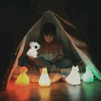 Lampa de veghe din silicon pentru copii Kidynight, Unicorn