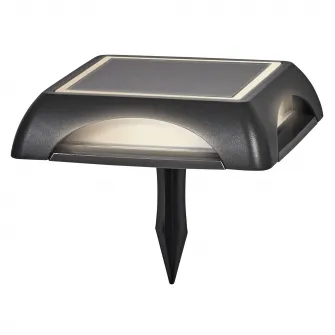 Lampa LED cu incarcare solara Ledvance Endura Square, 1.2W, 60 lm, lumina calda (3000K), dimabila, IP65, 140x140x115 mm, forma patrata, aluminiu/policarbonat, Gri inchis