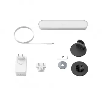 Lampa LED integrat Philips HUE Play, 530 lm, ambianta alba si color, 25.3 cm, Alb