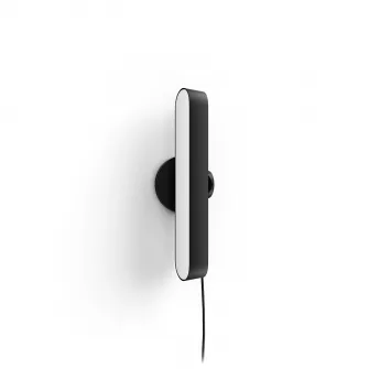 Lampa LED integrat Philips HUE Play, 530 lm, ambianta alba si color, 25.3 cm, Negru