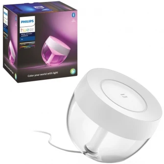 Lampa LED RGB inteligenta Philips Iris Hue Gen4, Bluetooth/Wireless, ZigBee, 8.1W, 570 lm, lumina alba si colorata, Alb